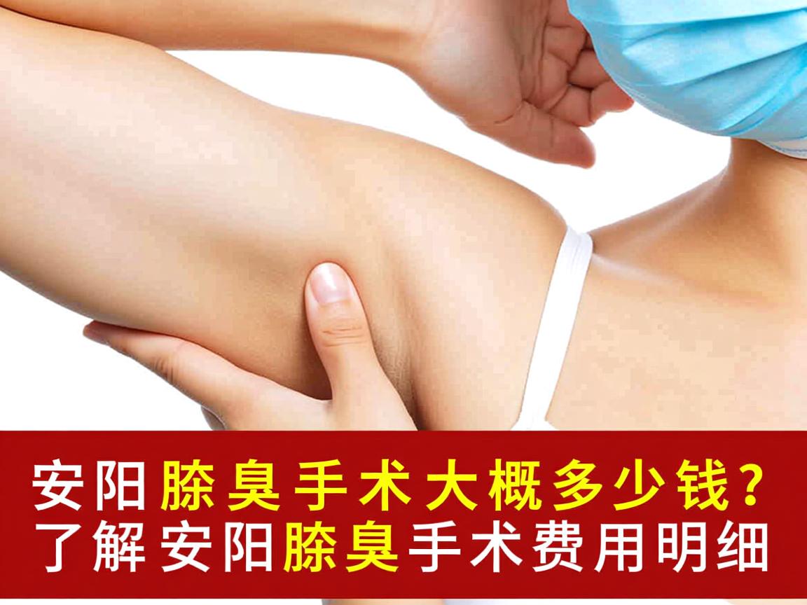 安阳除腋臭手术大概多少钱？了解安阳除腋臭手术费用明细