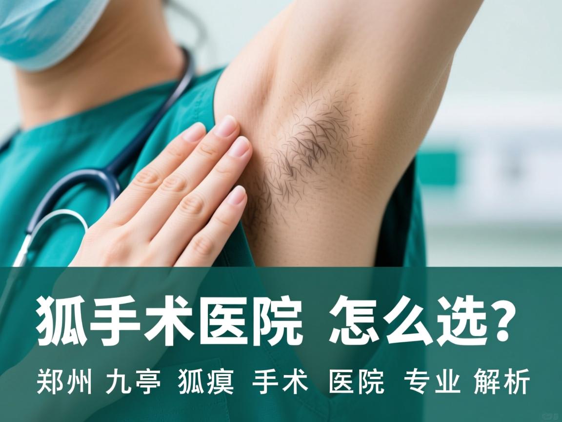 狐臭手术医院怎么选?郑州九亭狐臭手术医院专业解析 狐臭手术医院怎么选?郑州九亭狐臭手术医院专业解析