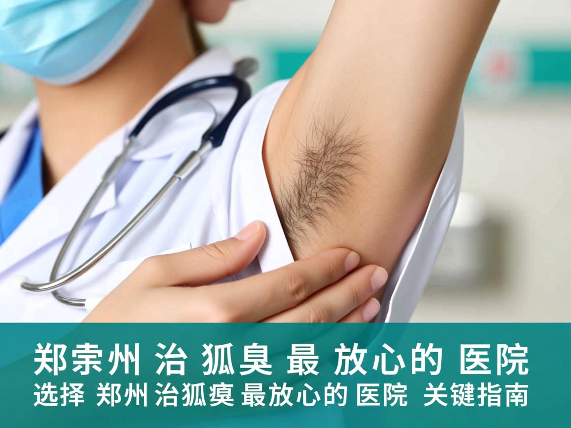 郑州治狐臭最放心的医院，选择郑州治狐臭最放心的医院关键指南