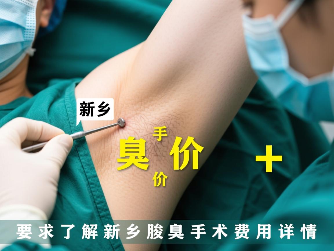 新乡腋臭手术价格解析，了解新乡腋臭手术费用详情