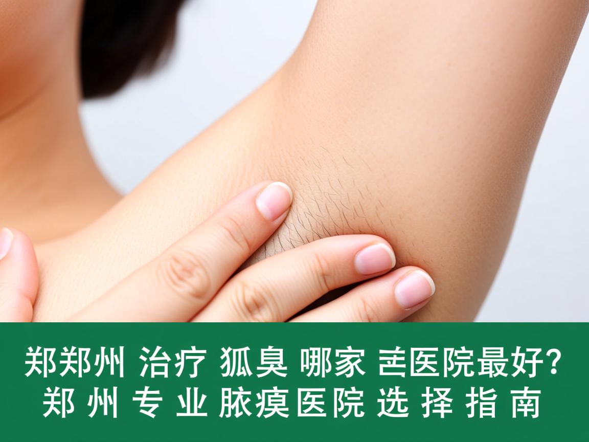 郑州治疗狐臭哪家医院最好？郑州专业腋臭医院选择指南