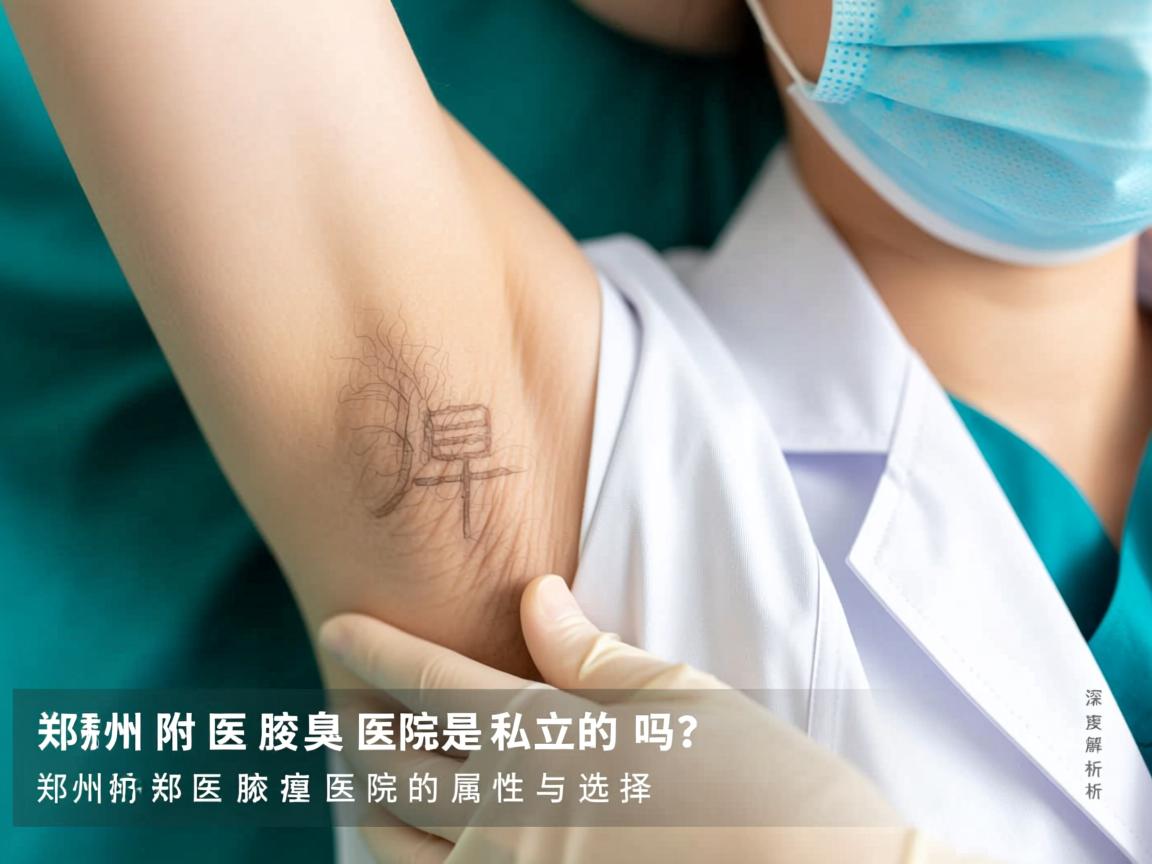 郑州附医腋臭医院是私立的吗？深度解析郑州附医腋臭医院的属性与选择