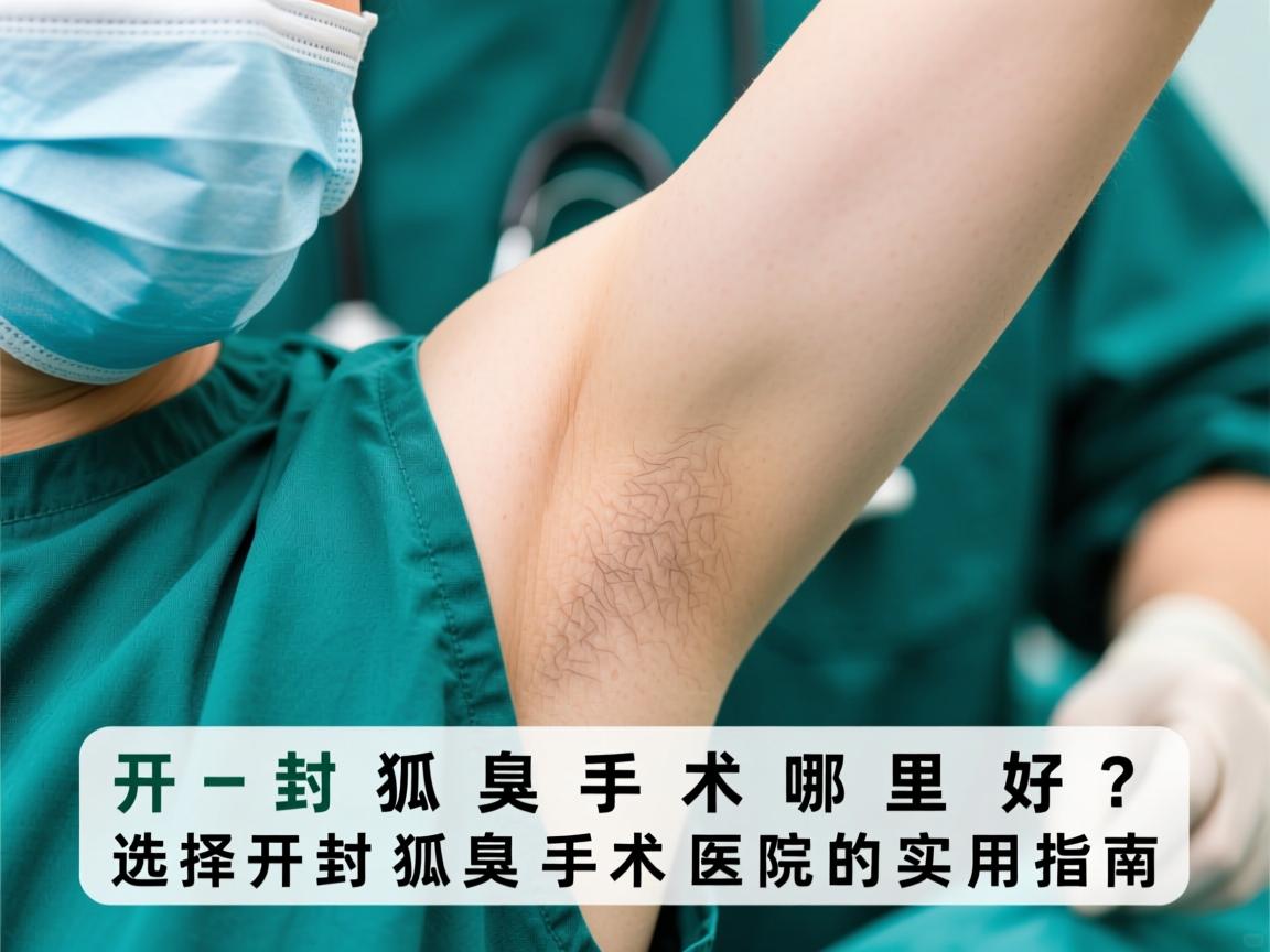 开封狐臭手术哪里好？选择开封狐臭手术医院的实用指南
