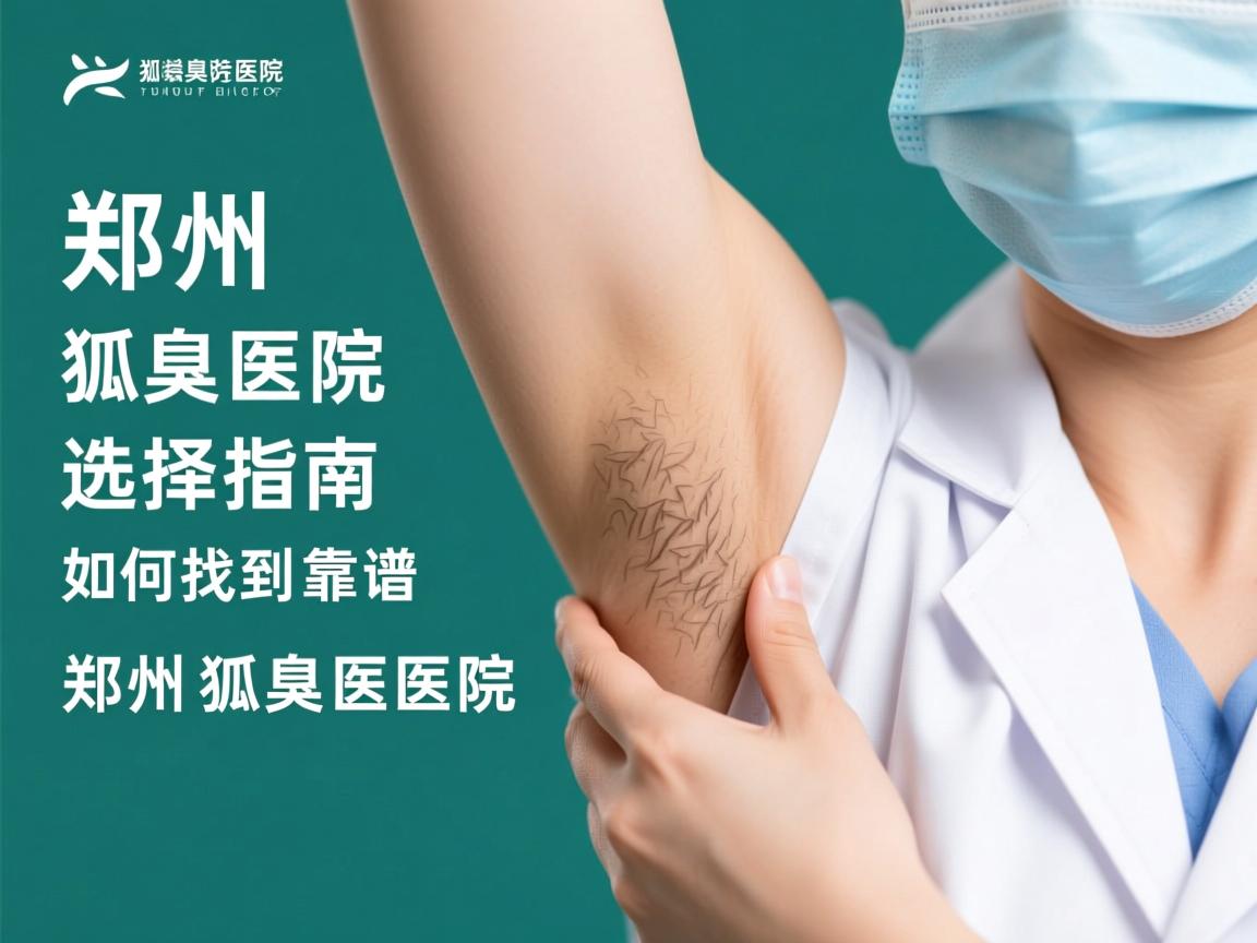 郑州狐臭医院选择指南，如何找到靠谱的郑州狐臭医院