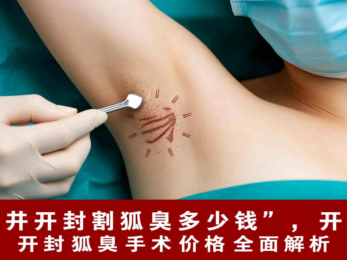 在开封割狐臭多少钱，开封狐臭手术价格全面解析