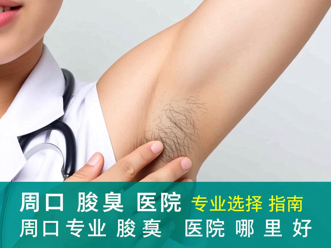 周口腋臭医院专业选择指南，周口专业腋臭医院哪里好