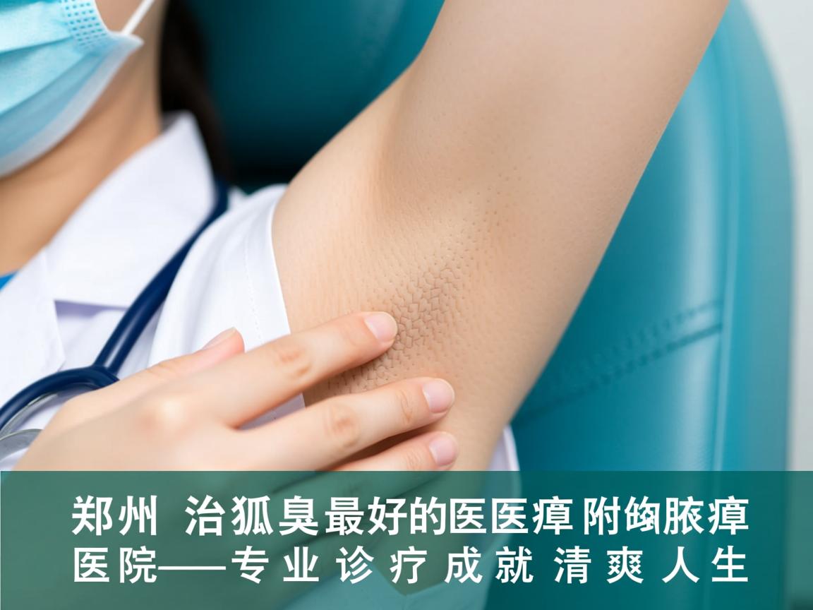 郑州治狐臭最好的医院，郑州附医腋臭医院，专业诊疗成就清爽人生