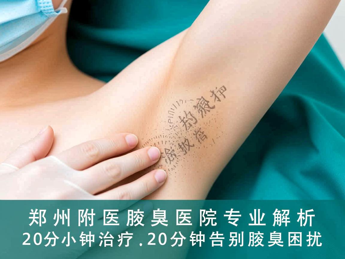 郑州附医腋臭医院专业解析,20分钟治疗狐臭,20分钟告别腋臭困扰 郑州附医腋臭医院专业解析,20分钟治疗狐臭,20分钟告别腋臭困扰
