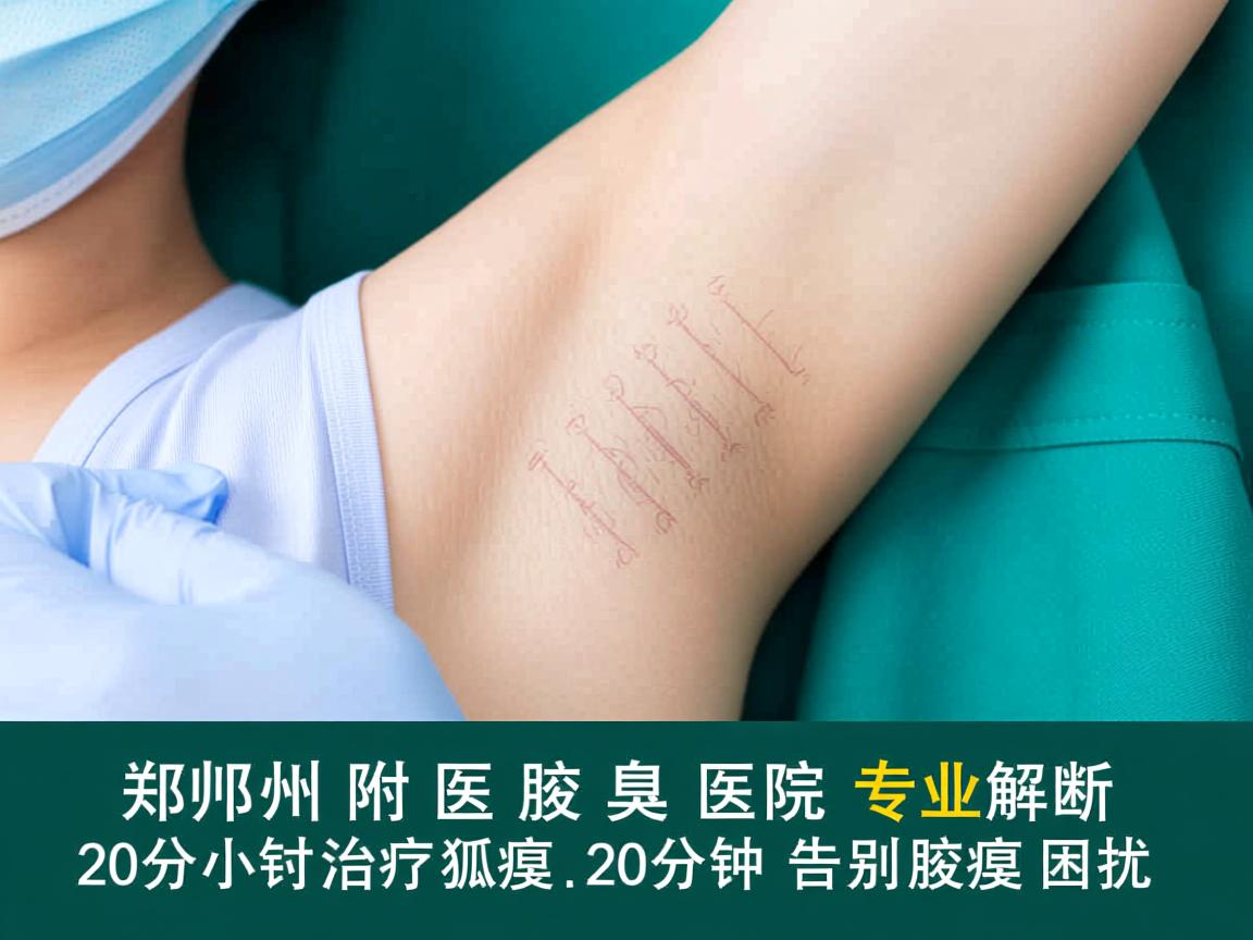 郑州附医腋臭医院专业解析,20分钟治疗狐臭,20分钟告别腋臭困扰 郑州附医腋臭医院专业解析,20分钟治疗狐臭,20分钟告别腋臭困扰
