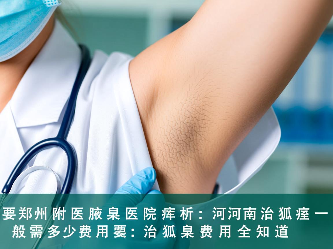 郑州附医腋臭医院解析，河南治狐臭一般需要多少费用，治狐臭费用全知道