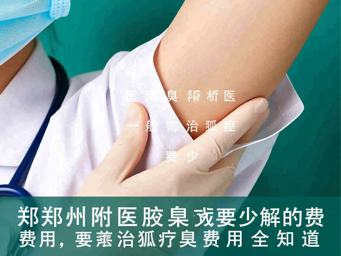 郑州附医腋臭医院解析，河南治狐臭一般需要多少费用，治狐臭费用全知道