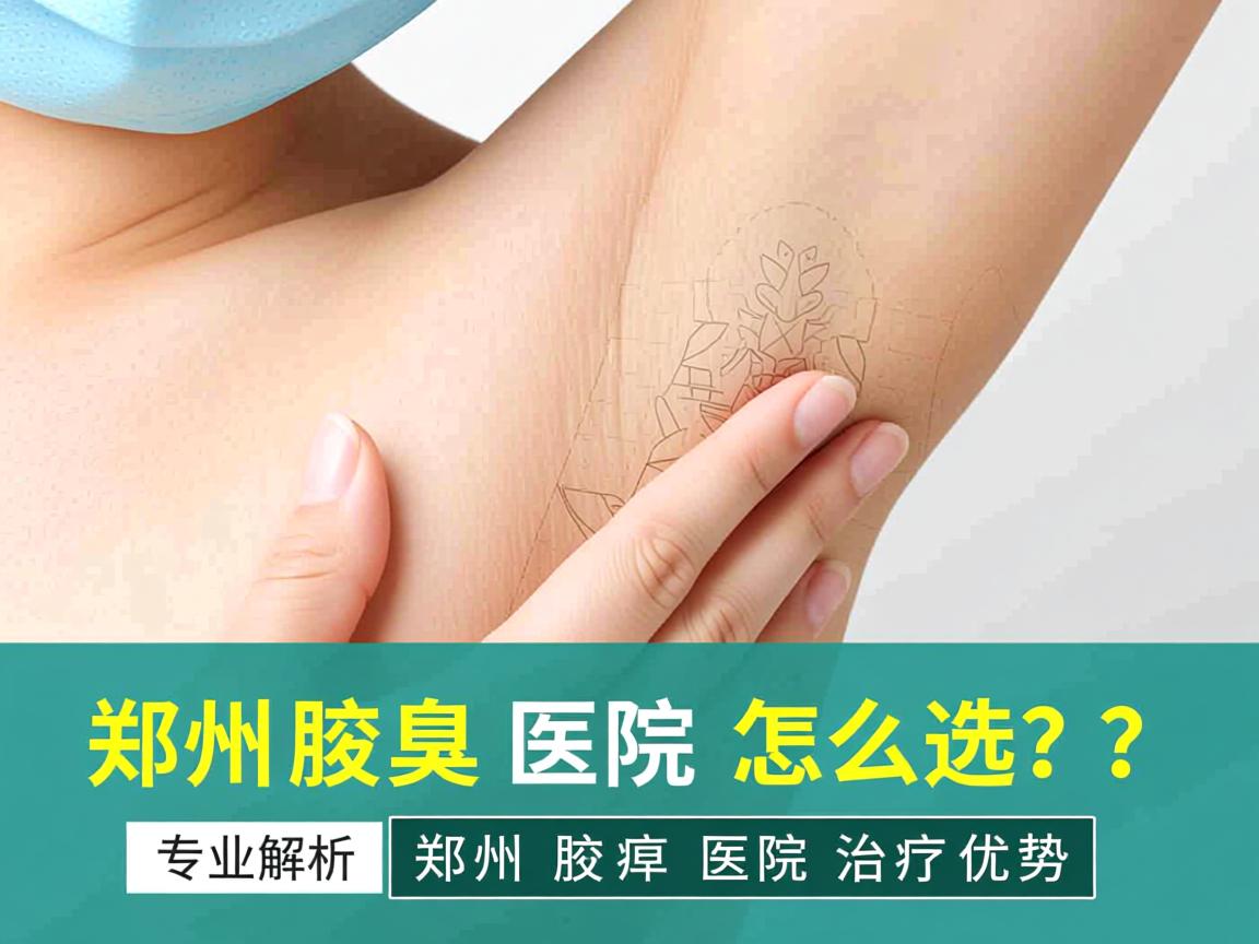 郑州腋臭医院怎么选？专业解析郑州腋臭医院治疗优势