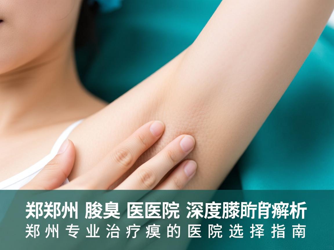郑州腋臭医院深度解析，郑州专业治疗腋臭的医院选择指南