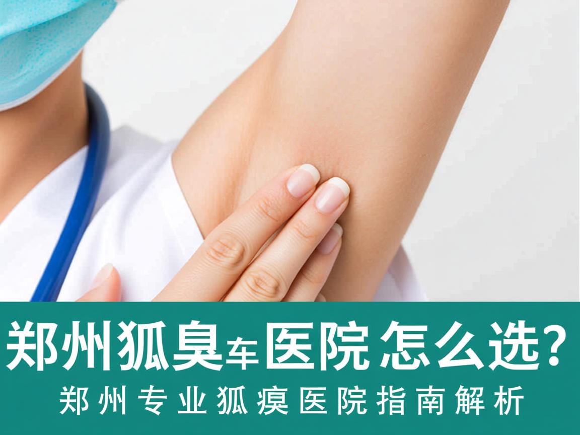 郑州狐臭医院怎么选？郑州专业狐臭医院指南解析