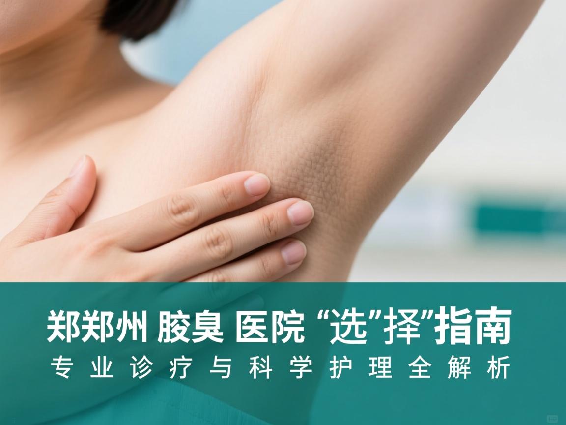 郑州腋臭医院选择指南，专业诊疗与科学护理全解析