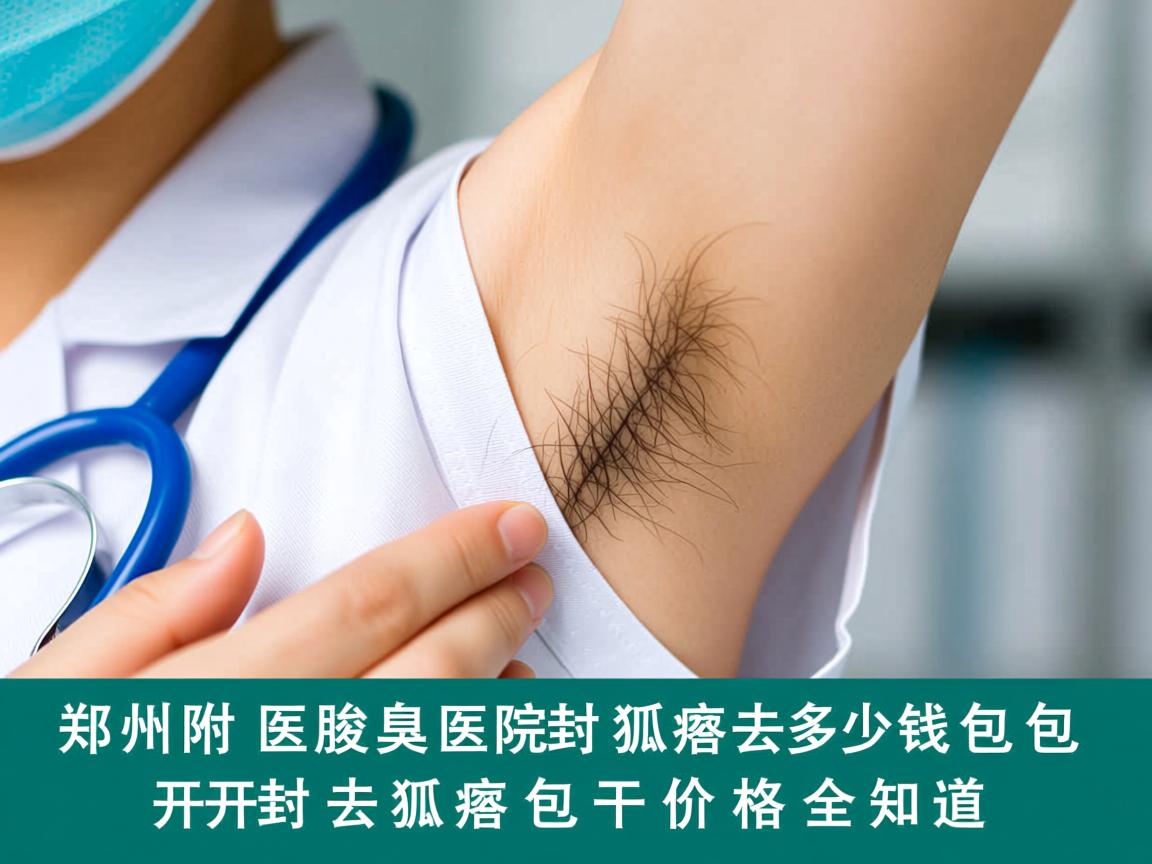 郑州附医腋臭医院解析，开封去狐臭多少钱包干，开封去狐臭包干价格全知道