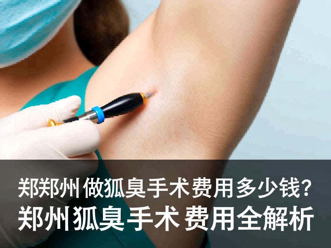 在郑州做狐臭手术费用多少钱？郑州狐臭手术费用全解析
