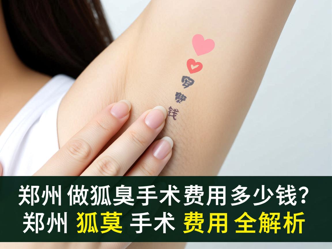 在郑州做狐臭手术费用多少钱？郑州狐臭手术费用全解析