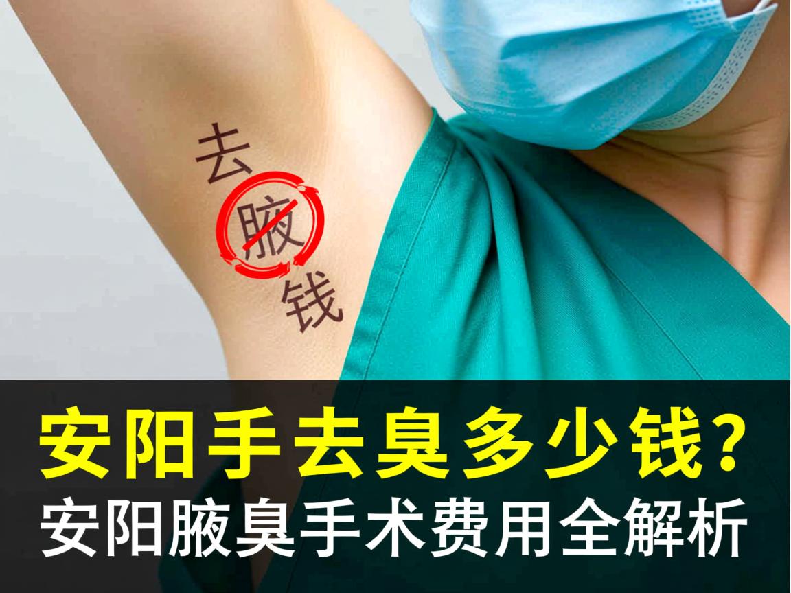 安阳手术去腋臭多少钱？安阳腋臭手术费用全解析