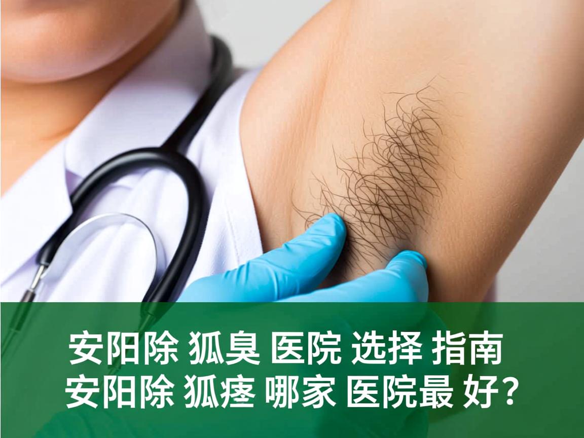 安阳除狐臭医院选择指南，安阳除狐臭哪家医院最好？