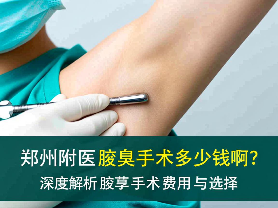 郑州附医腋臭手术多少钱啊?深度解析腋臭手术费用与选择 郑州附医腋臭手术多少钱啊?深度解析腋臭手术费用与选择