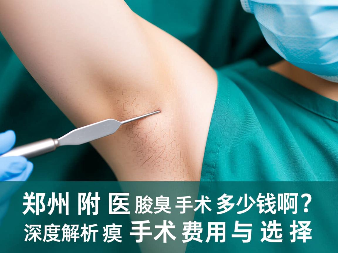 郑州附医腋臭手术多少钱啊?深度解析腋臭手术费用与选择 郑州附医腋臭手术多少钱啊?深度解析腋臭手术费用与选择