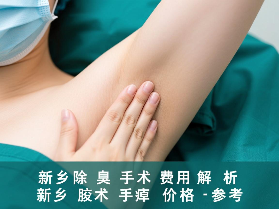新乡除腋臭手术费用解析，新乡腋臭手术价格参考