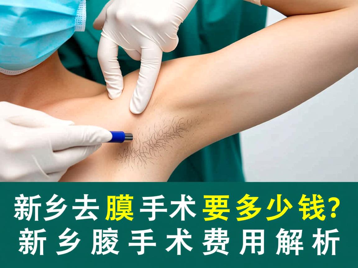 新乡去腋臭手术要多少钱？新乡腋臭手术费用解析
