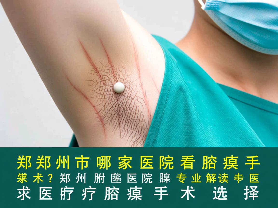 郑州市哪家医院看腋臭手术？郑州附医腋臭医院专业解读腋臭手术选择