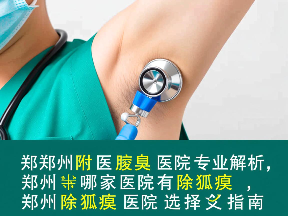 郑州附医腋臭医院专业解析，郑州哪家医院有除狐臭，郑州除狐臭医院选择指南
