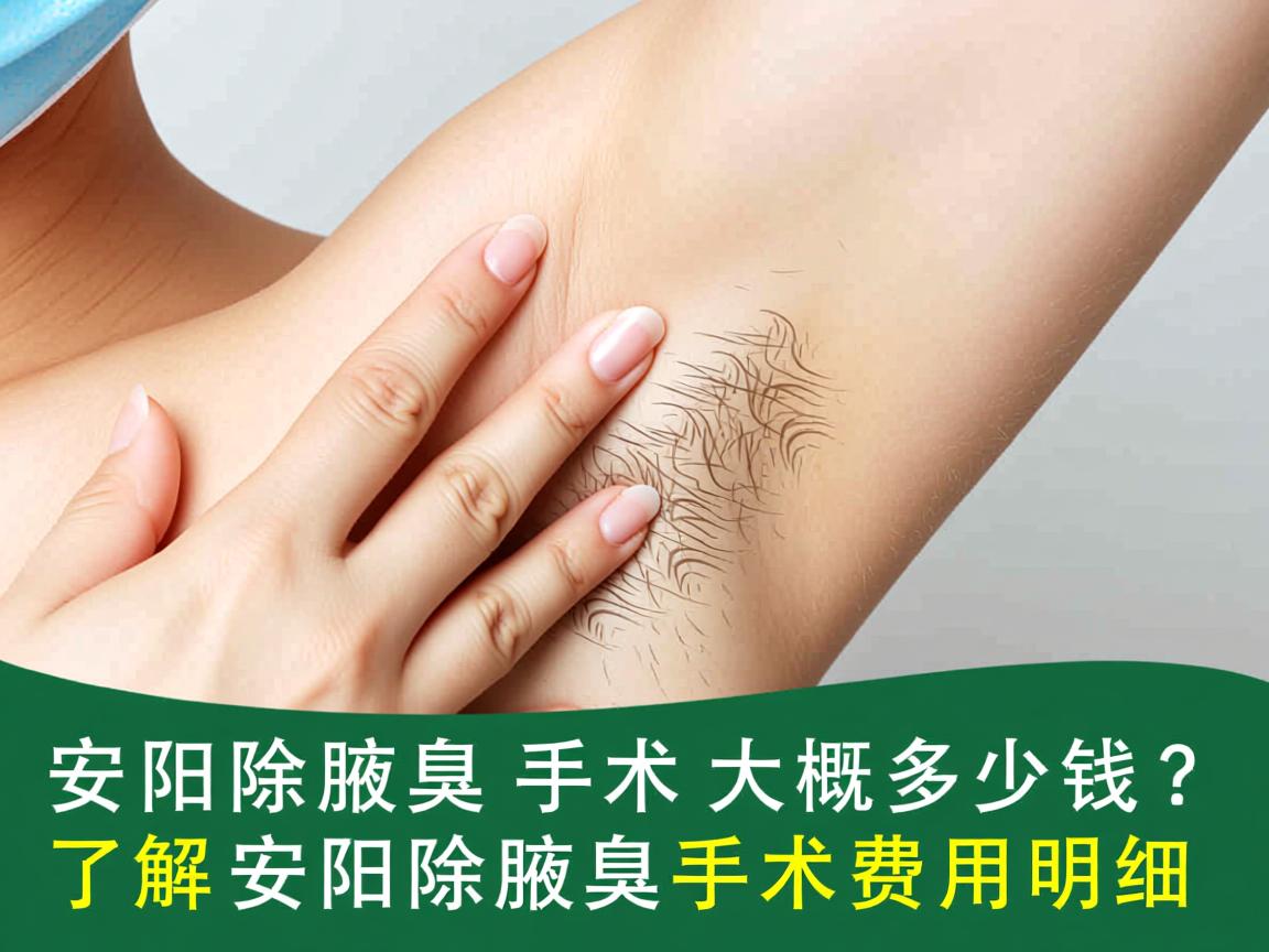 安阳除腋臭手术大概多少钱？了解安阳除腋臭手术费用明细