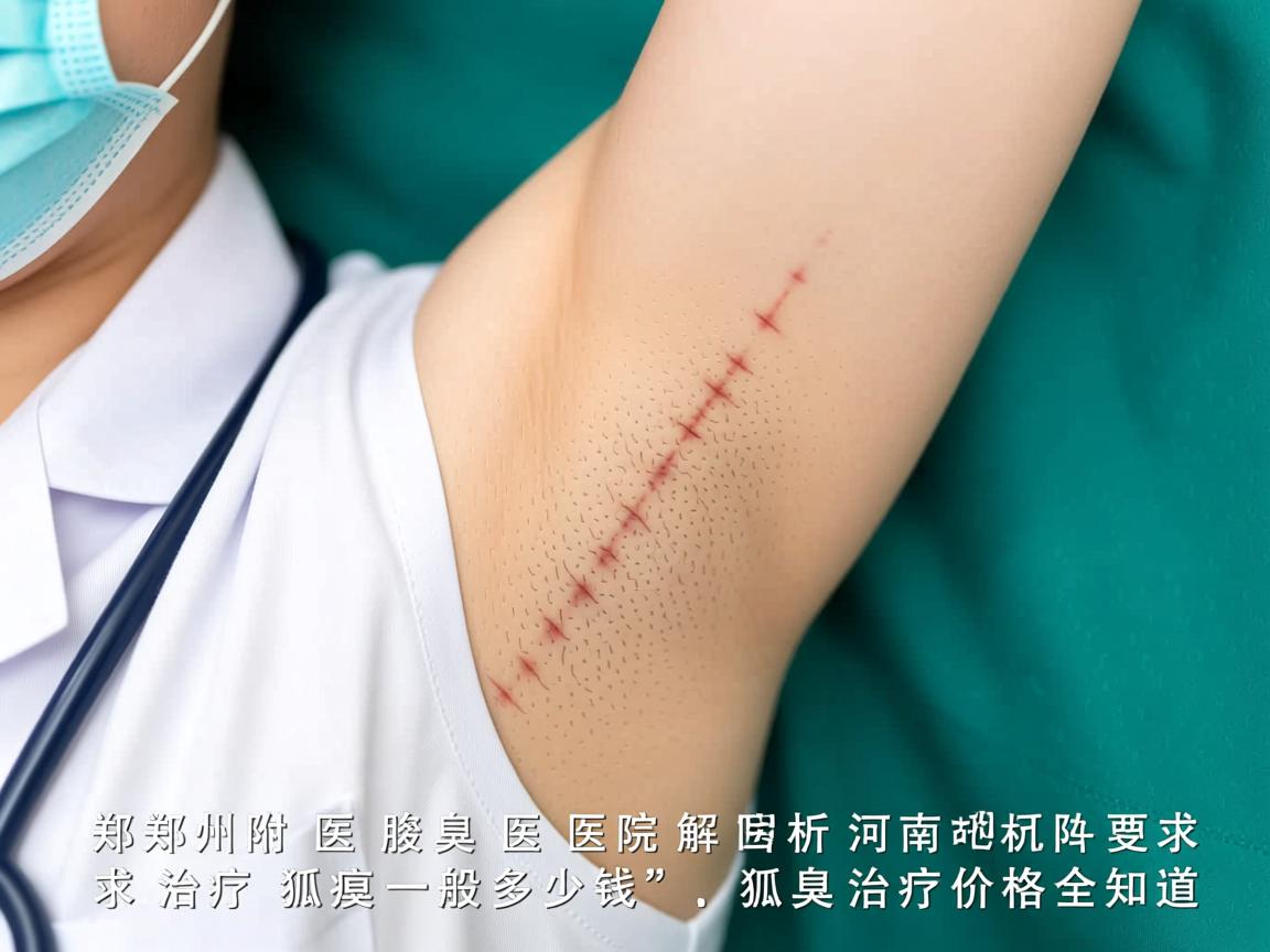 郑州附医腋臭医院解析，河南治疗狐臭一般多少钱，狐臭治疗价格全知道