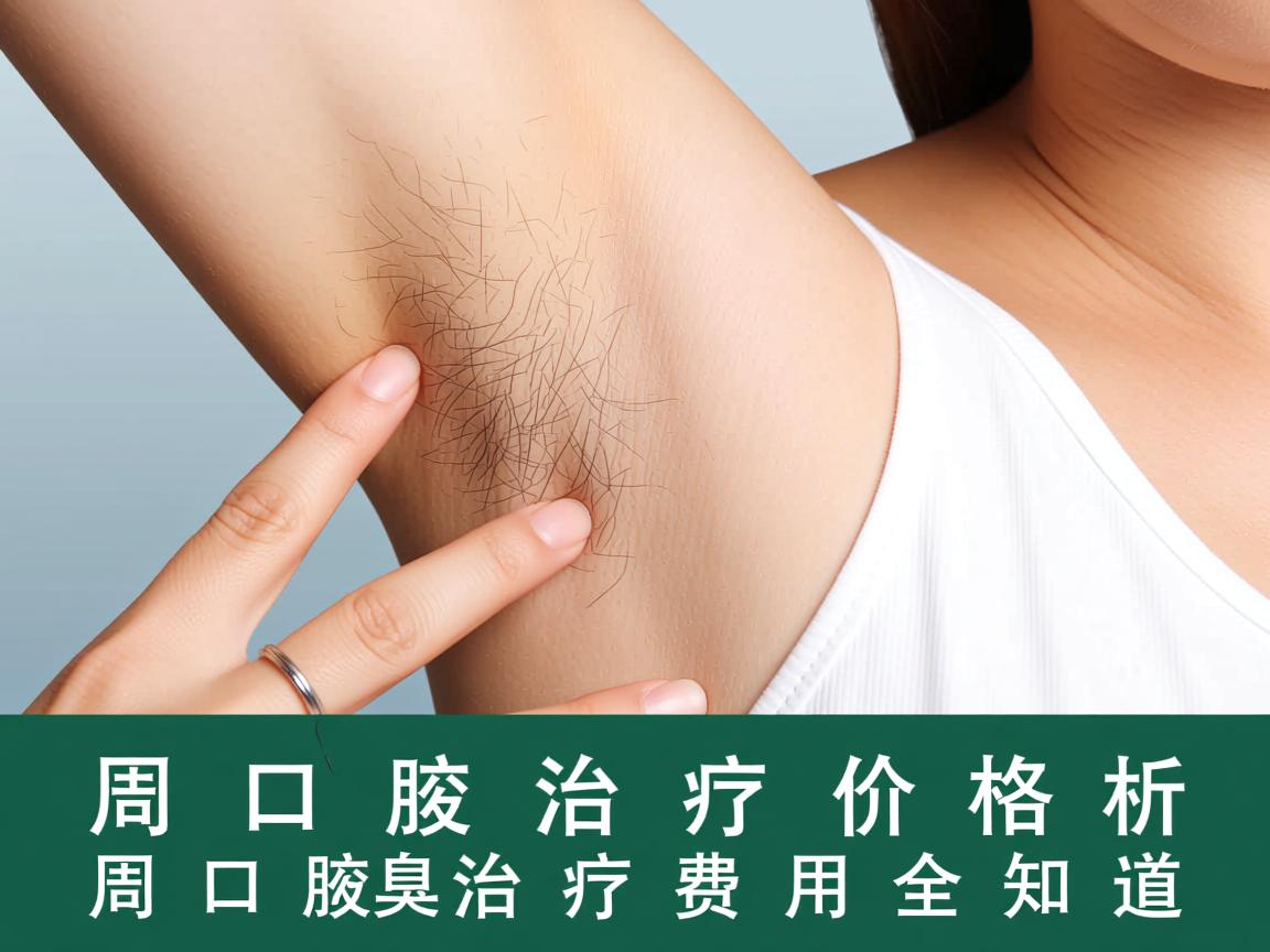 周口腋臭治疗价格解析，周口腋臭治疗费用全知道