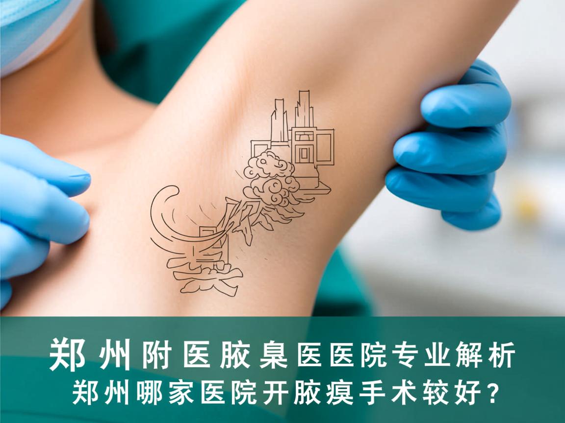 郑州附医腋臭医院专业解析，郑州哪家医院开腋臭手术较好？