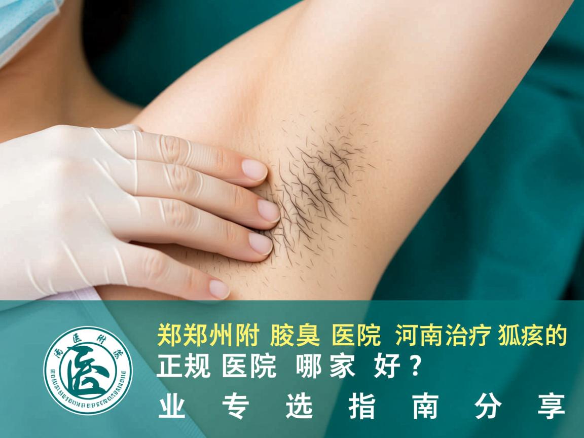 郑州附医腋臭医院解析，河南治疗狐臭的正规医院哪家好？专业选择指南分享