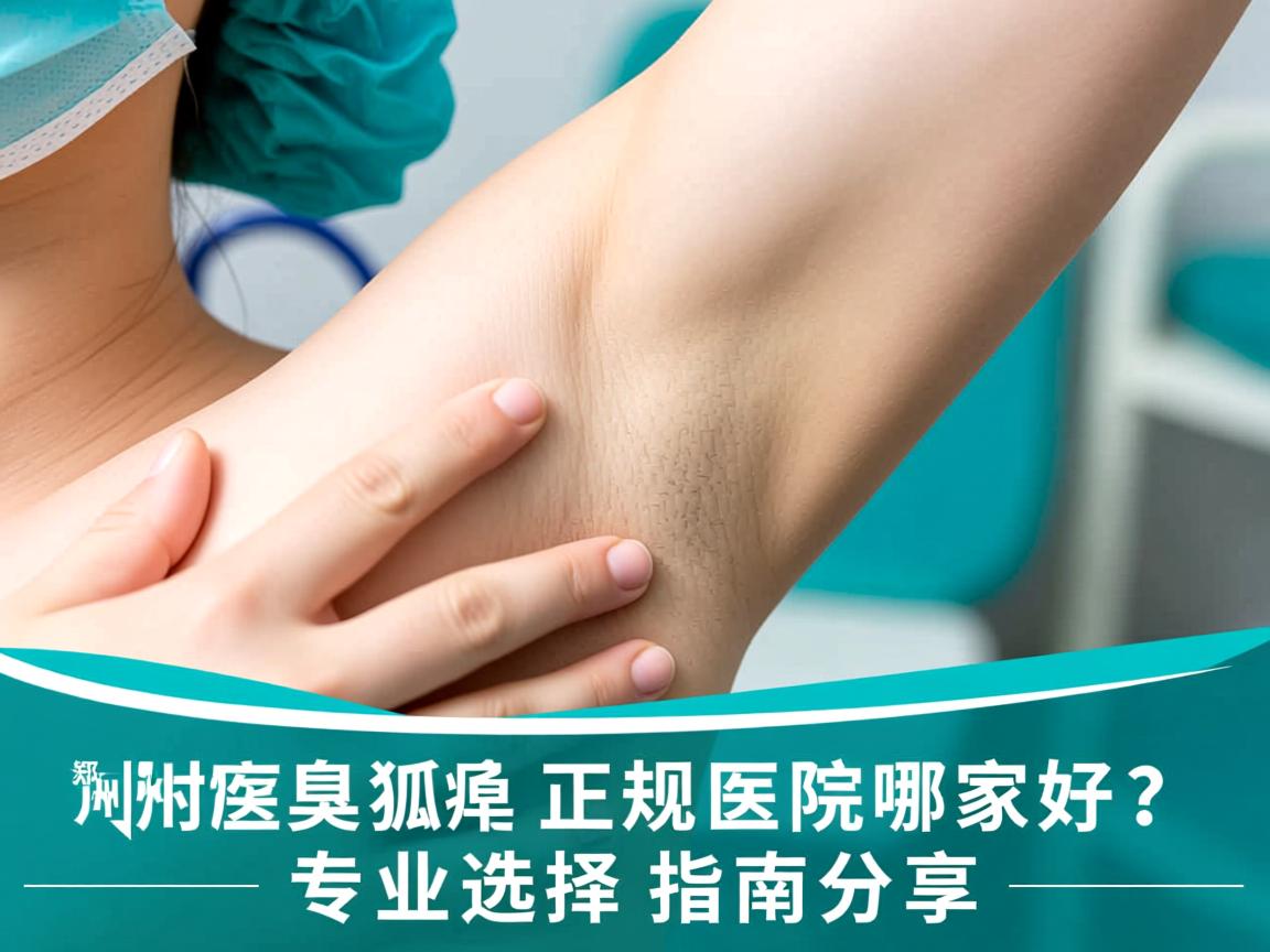 郑州附医腋臭医院解析，河南治疗狐臭的正规医院哪家好？专业选择指南分享
