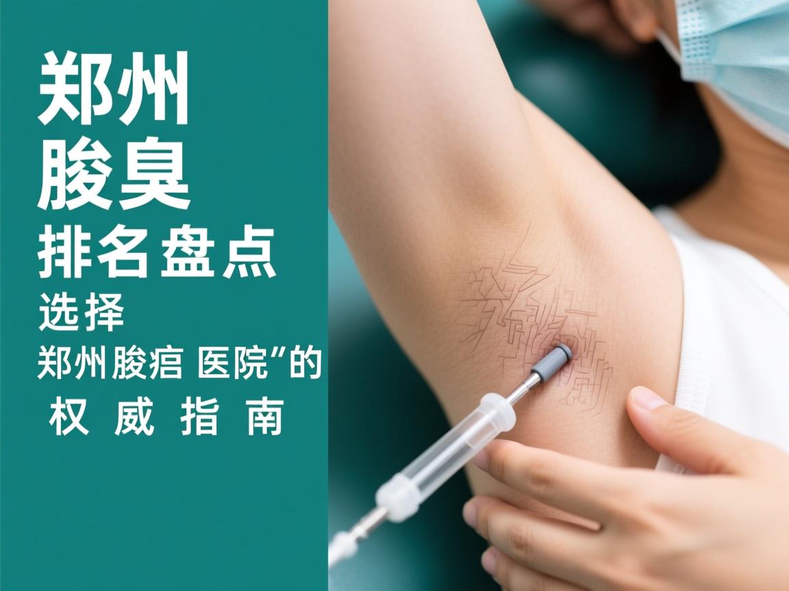 郑州腋臭医院排名盘点，选择郑州腋臭医院的权威指南