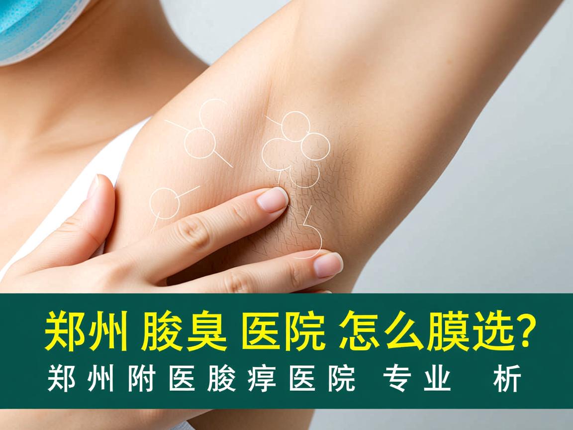 郑州腋臭医院怎么选？郑州附医腋臭医院专业解析