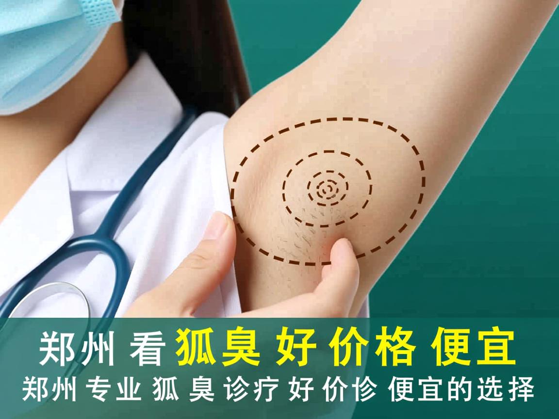 郑州看狐臭好价格便宜，郑州专业狐臭诊疗好价格便宜的选择