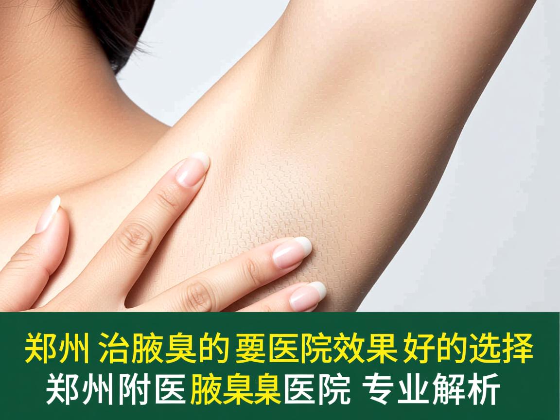 郑州治腋臭的医院效果好的选择，郑州附医腋臭医院专业解析