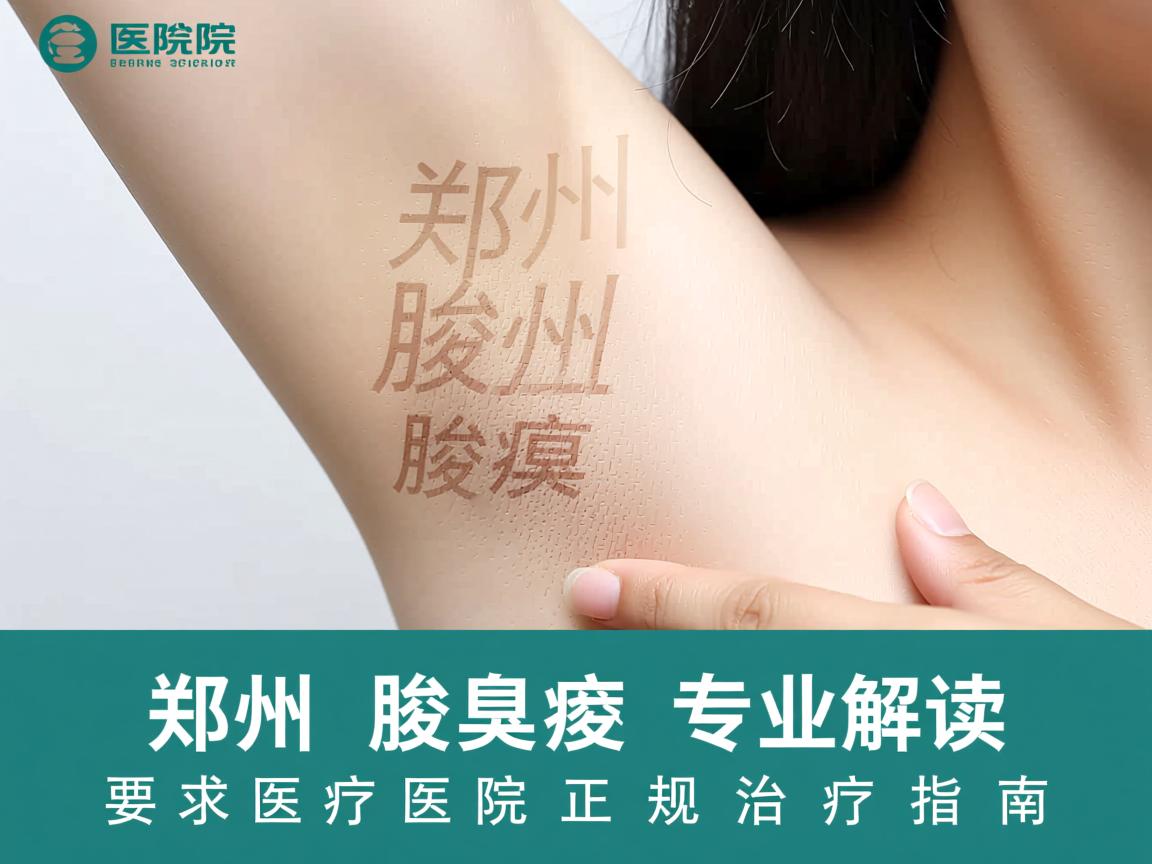 郑州腋臭医院专业解读，郑州腋臭医院正规治疗指南