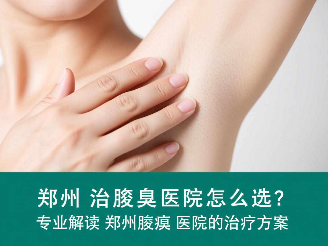 郑州治腋臭医院怎么选？专业解读郑州腋臭医院的治疗方案