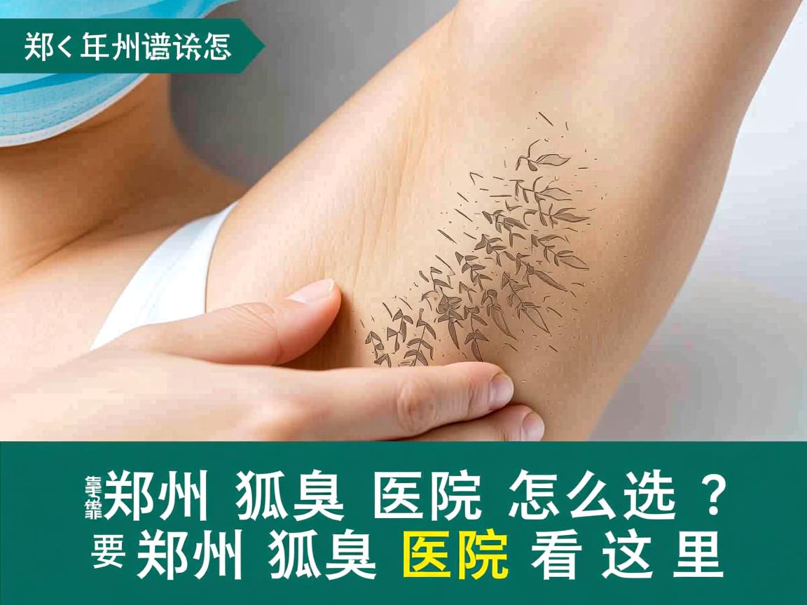 郑州狐臭医院怎么选？靠谱的郑州狐臭医院看这里