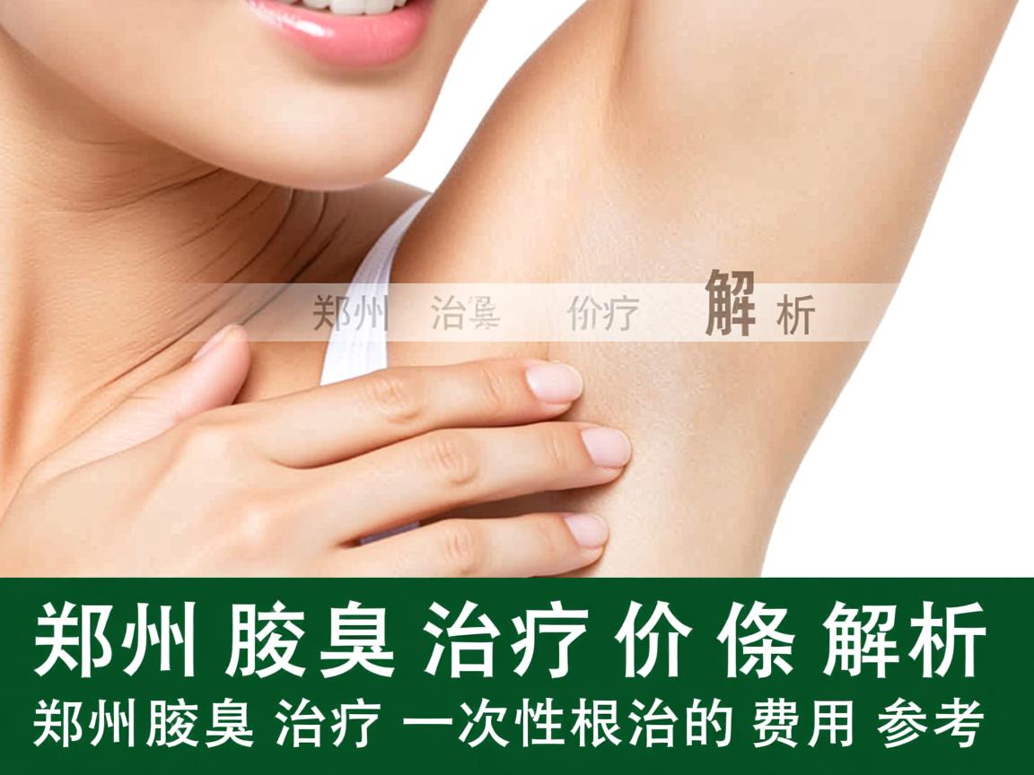郑州腋臭治疗价格解析，郑州腋臭治疗一次性根治的费用参考