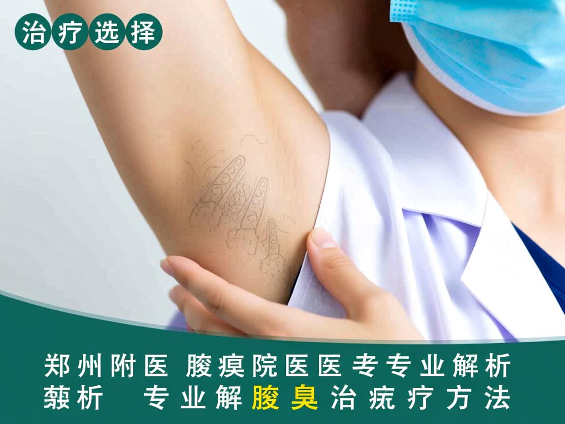 腋臭治疗选择，郑州附医腋臭医院专业解析腋臭治疗方法