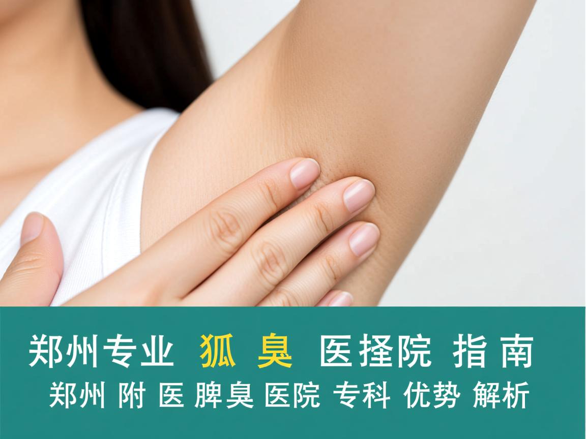 郑州专业狐臭医院选择指南，郑州附医腋臭医院的专科优势解析