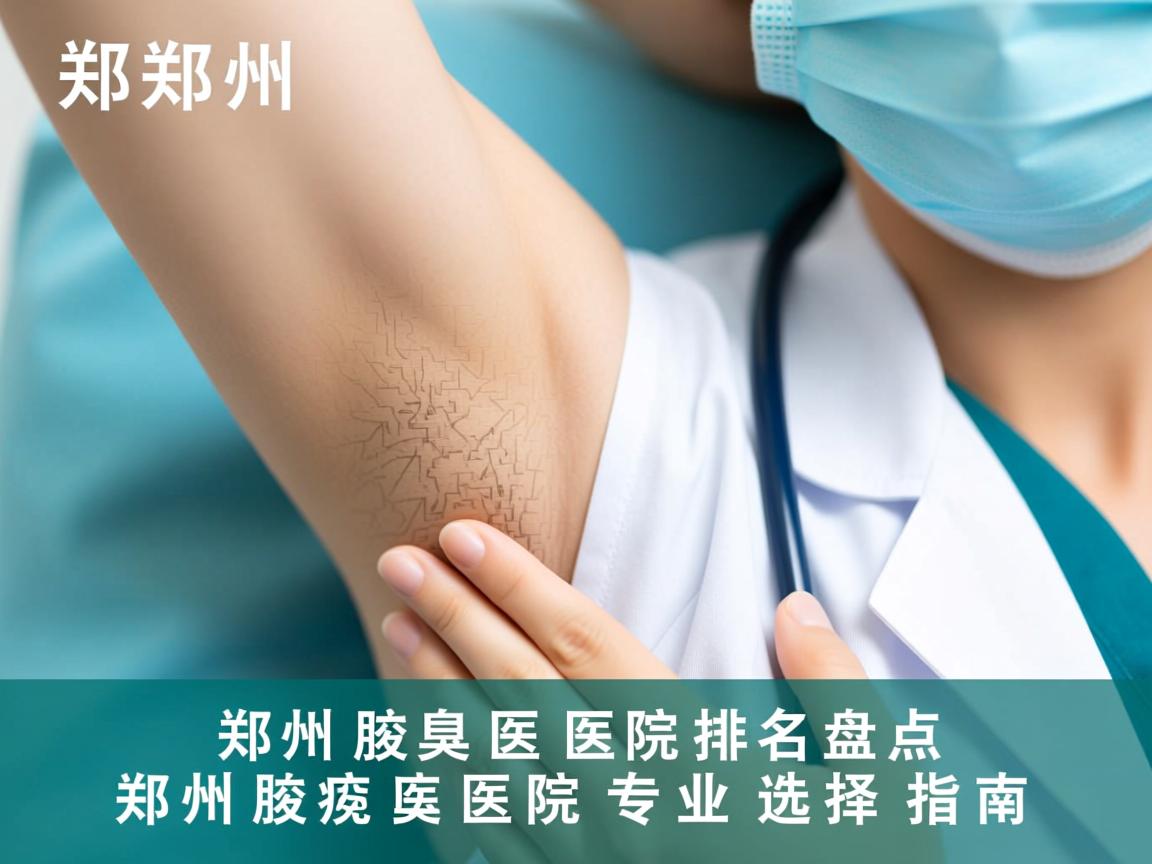郑州腋臭医院排名盘点，郑州腋臭医院专业选择指南
