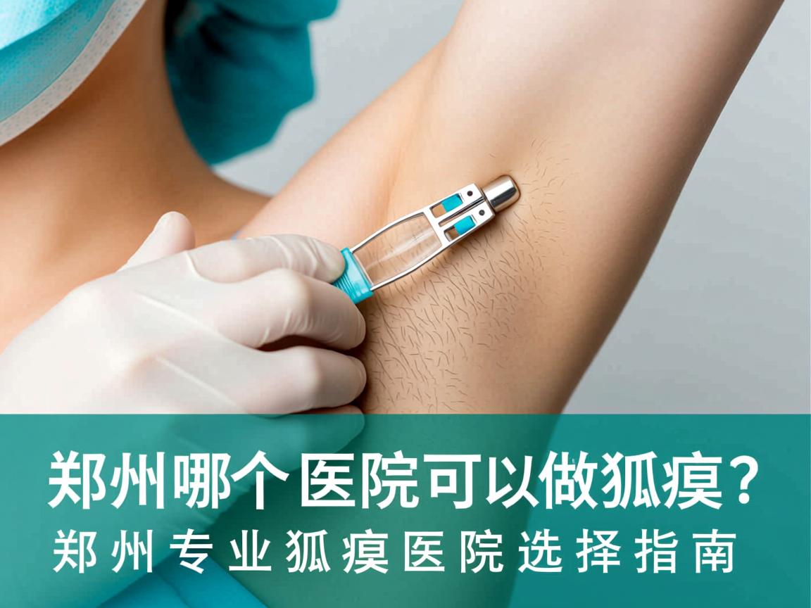 郑州哪个医院可以做狐臭？郑州专业狐臭医院选择指南