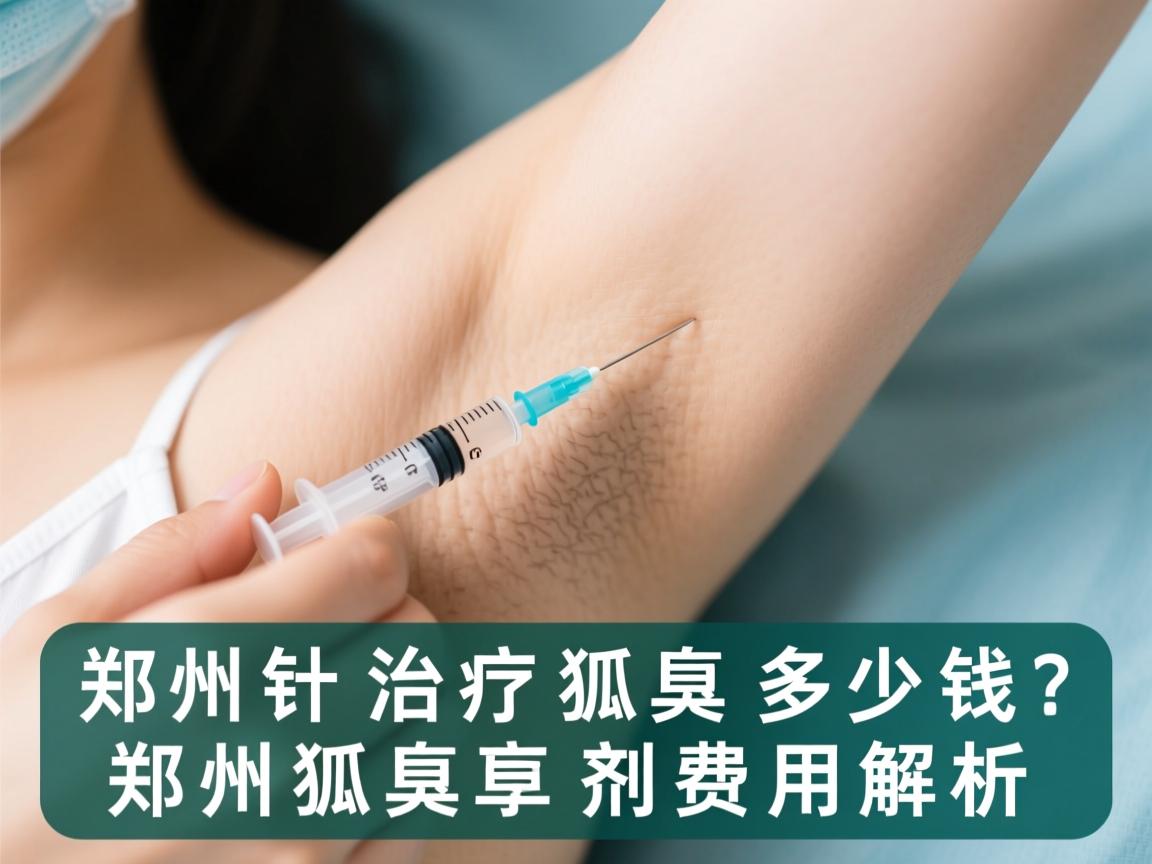 郑州针剂治疗狐臭多少钱？郑州狐臭针剂费用解析