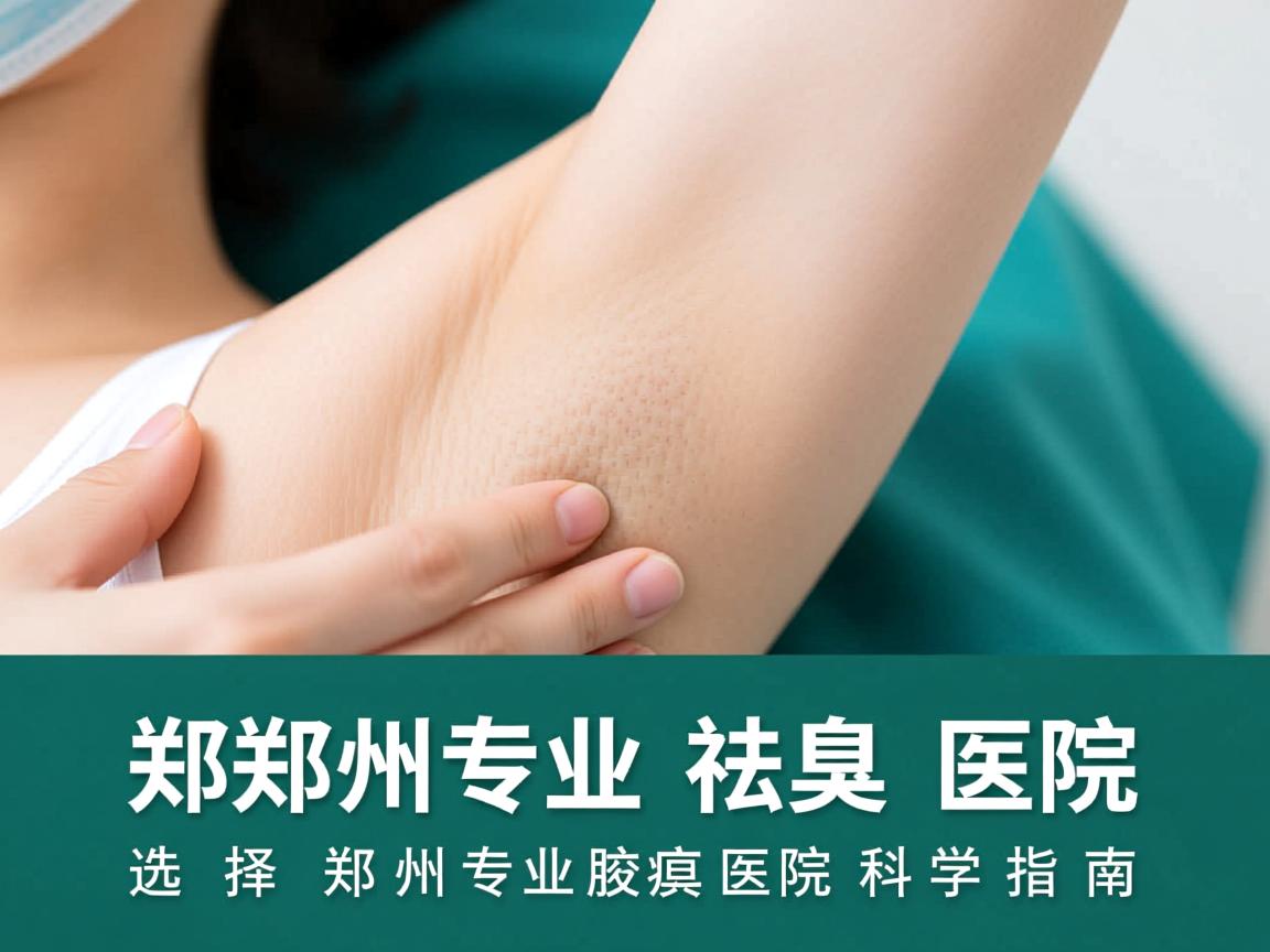 郑州专业祛腋臭医院，选择郑州专业腋臭医院的科学指南